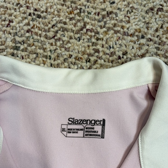 Slazenger Pink Sleeveless Collared Workout Top. XL - Picture 4 of 8